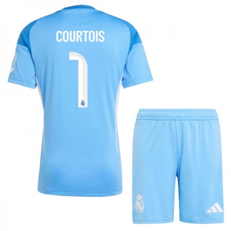 Real Madrid Courtois 1 Målmand Børn 2025-26 - Fodboldtrøjer (S/S)